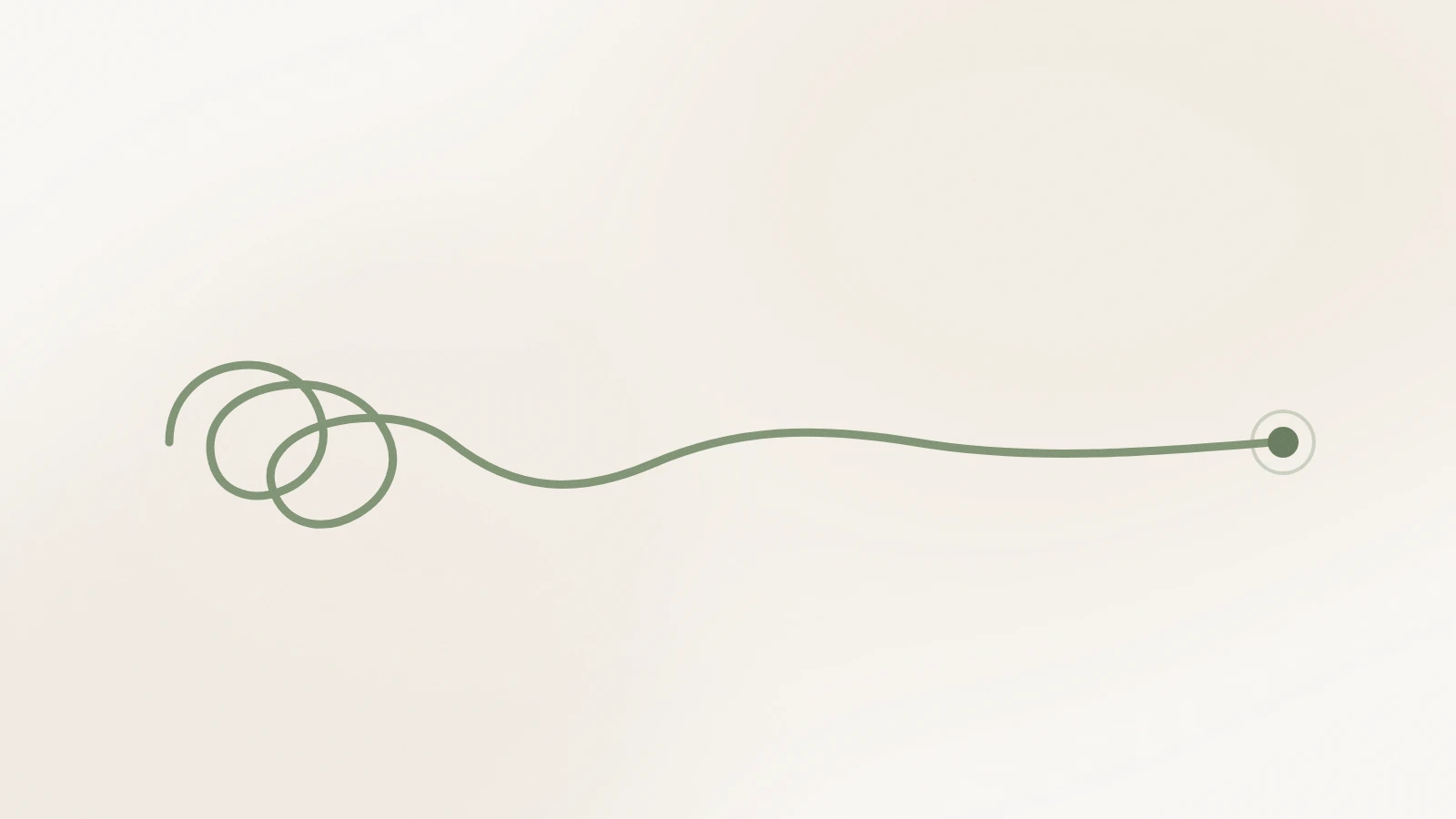 Quiet abstract illustration of a tangled-then-untangled path, evoking subscription traps.
